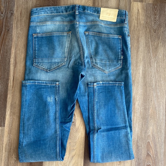 Scotch & Soda mens 33 x 32 distressed jeans - Picture 4 of 7